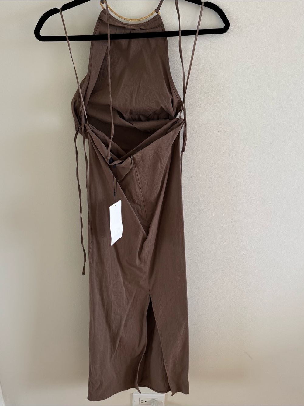 Zara Halter Midi Dress - Picture 6 of 9